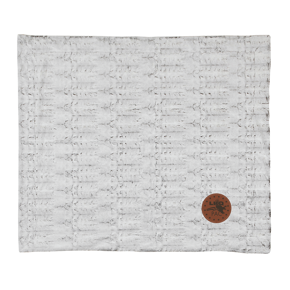 Bordeaux Fur Blanket